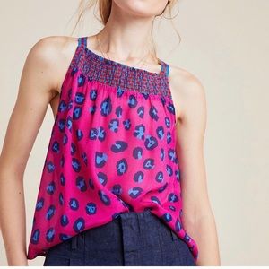 Anthropologie Sleeveless Prismatic Blouse